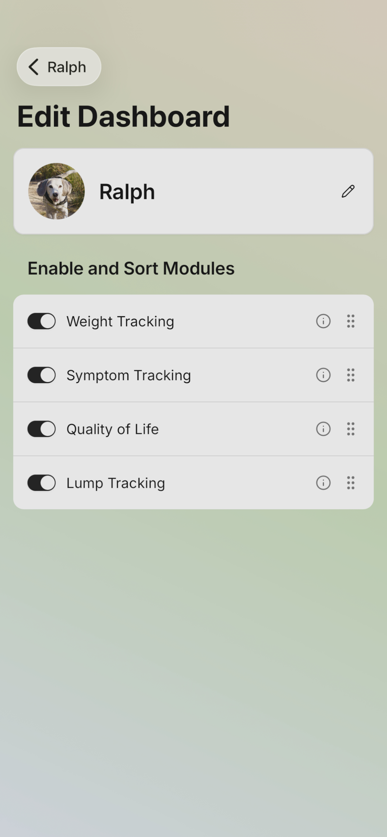 Ralph - Pet Wellbeing Hub screenshot 6