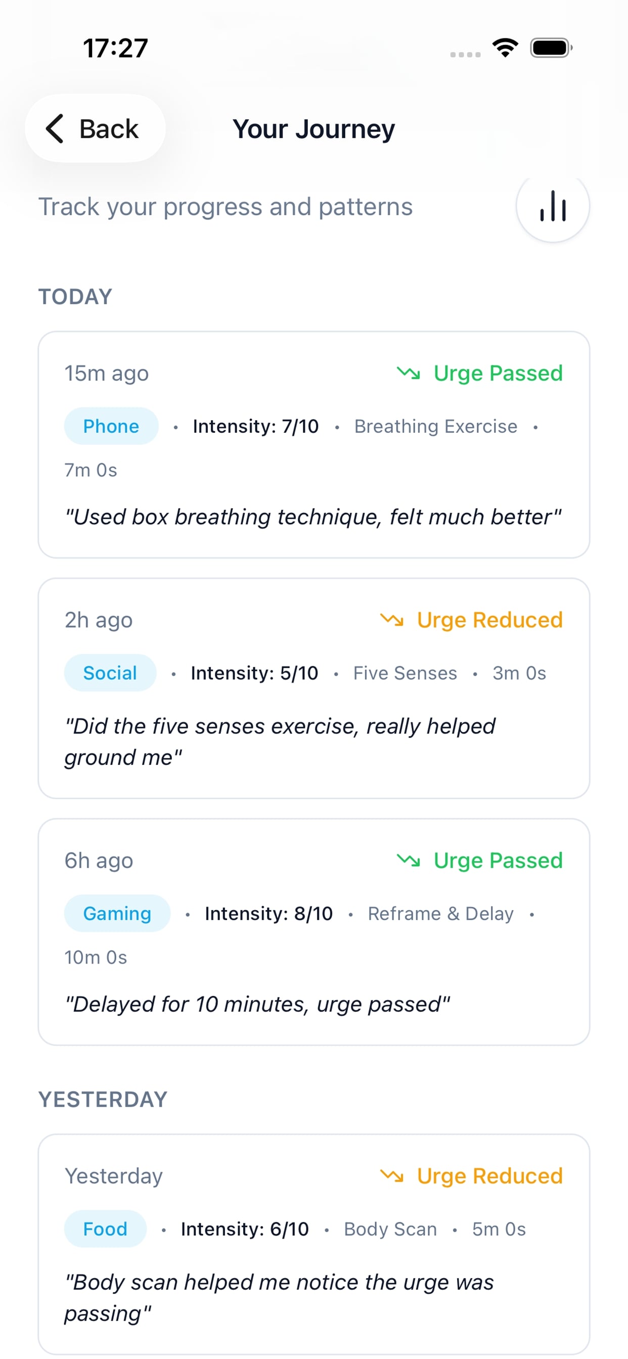 Urge: Control screenshot 4